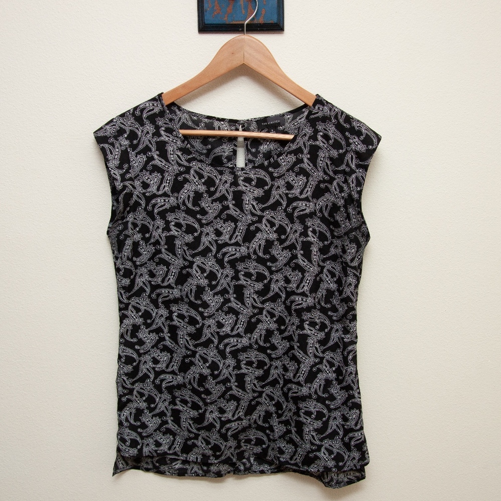 The Limited Paisley Blouse